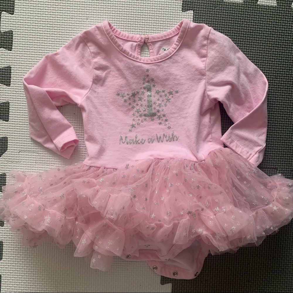 Make a Wish 1 year old tutu dress 18-24M